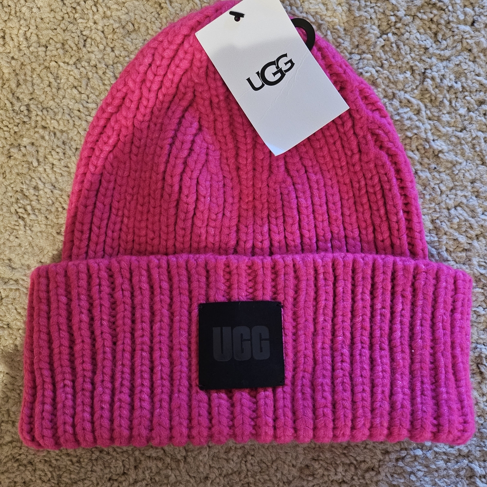 UGG Pink Knit Hat